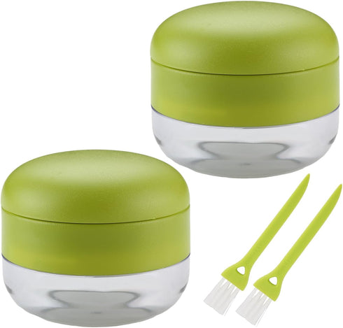 DOSMAMZ 2PCS Garlic Presses, Garlic Chopper, Stainless Steel Blades Cutter, Crusher, Mincer, and