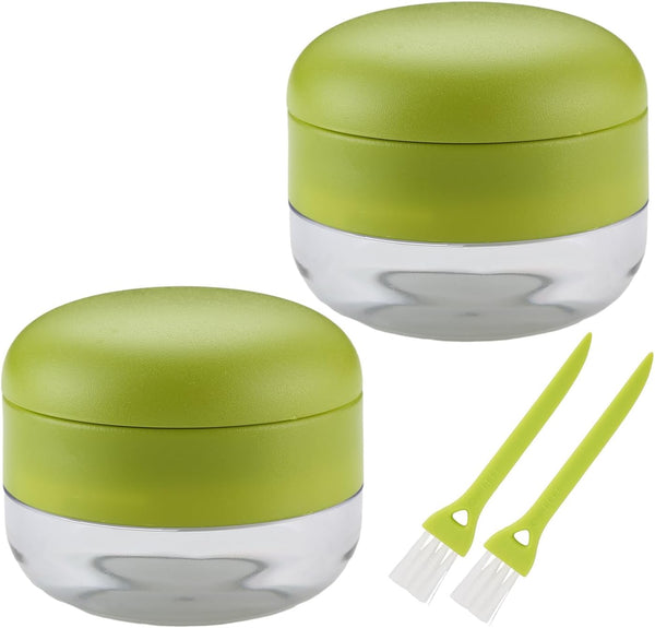DOSMAMZ 2PCS Garlic Presses, Garlic Chopper, Stainless Steel Blades Cutter, Crusher, Mincer, and