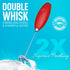 Zulay Kitchen Powerful Double Whisk Milk Frother Handheld - Foam Maker With Stand - Whisk Drink Mixer for Coffee, Mini Foamer for Latte, Matcha, Frappe, Hot Chocolate & Cappuccino (Cardinal Red) by Zulay Kitchen