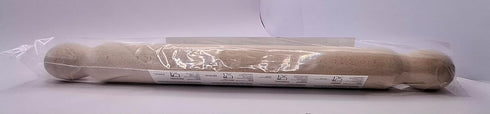 Tuuli Kitchen French Wooden Rolling Pin, Baking Roller for Pizza, Pasta, Puff and Other Doughs (40 x 4 cm)