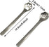 Maydahui 6PCS Cat Paw Spoon Hollow Out Coffee Spoons 5.8 inch 18/10(304 )Stainless Steel Teaspoon for Dessert Ice-cream Stirring Home Kitchen Restaurant