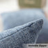 Home Brilliant 12x20 Pillow Cover for Couch Chair, Super Soft Lumbar Throw Pillow Cover, Pack of 2, Jeans Blue (30cm x