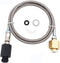 Soda Machine CO2 External Hose Adapter Kit, Stainless Steel with 60-inch Length to CGA320 Tank