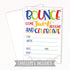 Bounce House or Jumping Party Invitations with Envelopes (20 Count)
