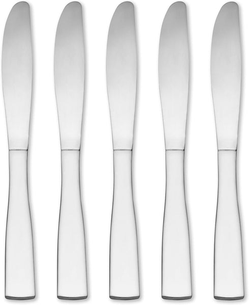 Hampton Forge Bristol Satin 5Pk Dinner Knives/Color Card, 1.20 LB, Metallic by Hampton Forge