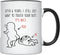 YouNique Designs 6 Years Anniversary Mug, Funny 11 Ounces Coffee Cup for Him, Sixth Year Wedding Anniversary (Black
