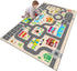 JCTQBHQF Kids Rug Play Mat for Toy Cars,City Life Road Traffic Educational Carpet,Have