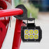 Light Bar Mounts, 2 PCS UTV Motorcycle Mounting Bracket for 0.75"/1"/1.25" Roll Cage Bull Bar