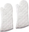 New Star Foodservice Oven Mitts, Set of 2 - Extra Defense, Tan Terry Cloth, 17-Inch