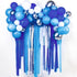 Vibrant Jumbo Bright Royal Blue Crepe Roll - 500 Feet (1 Piece) - Premium Quality for Events & Parties