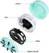 Mini Cordless Vacuum Cleaner, Portable Desktop Handheld Dust Sweeper, Strong Suction for Home/Office/School/Car