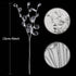Fityle 50pcs Crystal Bud Branches Artificial Flower Twigs for Wedding Party Home Decor - White, 15cm