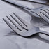 Matte Black Serving Fork, 9.5-inch Stainless Steel Large Serving Fork, Heavy Duty, Satin Finish, Set of 3