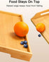 Bamboo Bed Tray Table with Foldable Legs, Breakfast Tray for Sofa, Bed, Eating, Working, Used As Laptop Desk Snack Tray