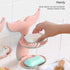 Soap Bar Holder, Self Draining Soap Dish, Mermaids Tail Double Layer Soap Dish for Bathroom Kitchen Sink