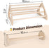 2-Pack, Set Chicken Perch Heavy Duty Roosting Bars for Chickens in Coop, Large & Small Combo for Different Breeds