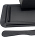 Countertop Bamboo Butter Dish with Lid & Knife - Large Capacity Butter Keeper for & Fridge, Compatible with East
