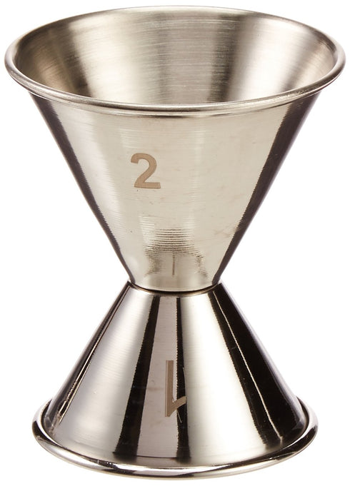 American Metalcraft J205 Jiggers, Silver, 2.5" Length x 2.5" Width