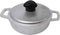 IMUSA 0.5Qt Mini Cast Aluminum Traditional Caldero Set with Lid, Silver