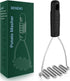 Beneno Heavy Duty Stainless Steel Wire Potato Masher with Soft Grip Handle