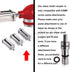 Ohoho Pasta Attachment Shear Shaft Coupler, Compatible with KitchenAid Stand Mixer, Repair/Rebuild for Pasta Attachments
