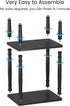 LUCKNOCK Small Side Table for Small Spaces, Vintage End Table, Narrow Couch Side Table with Storage, Skinny Nightstand
