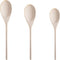 Pro Grade Super Comfy Wooden Spoon - 3 Pc Set, Heavy Duty Cooking Utensils with Long Handles for Baking and Mixing