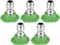 X AUTOHAUX 25 Degrees High Pressure Washer Spray Nozzle Tips, Quick Connector Green, 5 Pcs