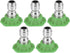 X AUTOHAUX 25 Degrees High Pressure Washer Spray Nozzle Tips, Quick Connector Green, 5 Pcs