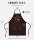 Waterproof Baking Baker Apron for Women and Men, Sourdough Bread Lover Gift with 2 Pockets for BBQ Kitchen