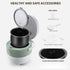Bear Rice Cooker 3 Cups (Uncooked), 3D Heating & Fuzzy Logic, Healthy Nonstick Small Rice Cooker, White