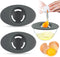 2PCS Silicone Egg Separators, Food-Silicone Egg White Separator, 3-Slit Egg White Separator