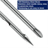 Smithcraft Turkey Baster, Stainless Steel Baster Syringe Set with Needles & Cleaning Brush