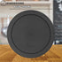 CIBI Food Storage Container Lids (4 Cups, Black - 6PK) for Pyrex and Anchor Round Glass Containers