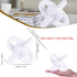 XMGZQ White Knot Decor for Coffee Table Book,Chain Link Decor for Bookshelf Entry Table TV Stand,Minimalist Knot