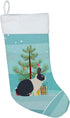 Caroline's Treasures BB9325CS Dutch Rabbit Christmas Stocking, Teal Fireplace Hanging Decor