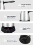 Yoidesu Turkish Coffee Maker, 600ml Brewing Capacity, Stainless Steel Electric Pot for Turkish & Greek Coffee