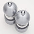 Chef Specialties Clear 3.5" Metro Pepper Mill and Salt Mill Set