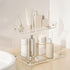 Bathroom Counter Organizer Countertop 2 Tier Storage Acrylic Corner Makeup Organizer for