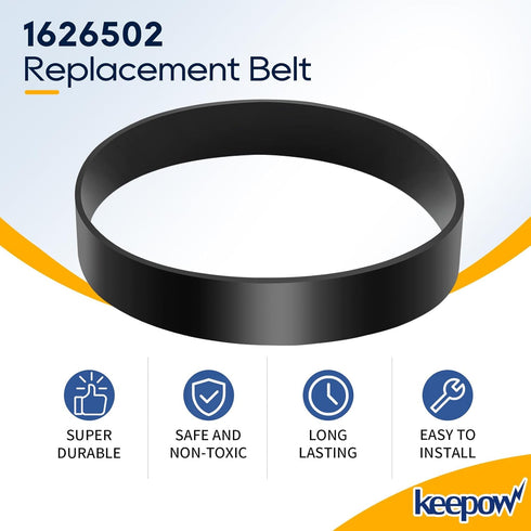 KEEPOW Replacement Belts for Bissell Vacuum 3071 and 3067 TurboClean, 2 Pack, Replace Part 1626502