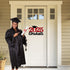 2025 Graduation Party Decorations, Wooden Sign Red Class of 2025 Photo Booth Props, 15.75x9.84 inches