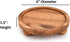 Mahasu Counter (6" 6" 1.5") (Set 2) Display Stand Acacia Wood Round Wooden Display Stand Tray for Display Farmhouse