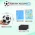 LIONTELO Supplies6 inch Gender Reveal Soccer Ball with Powder and Confetti Exploding Soccer Balls Kit Gender Reveal