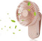Portable Mini Clip on Fan - 4000mAh Rechargeable USB Battery Operated Stroller Fan with Magnetic Base, Pink