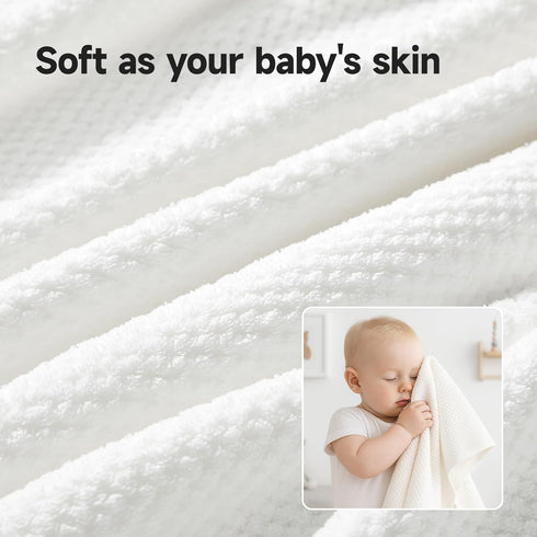 6 Set, Set 2 2 2 REDKISS Ultra Soft Piece Towel Premium White Towels for Bathroom, Highly Absorbent, Quick Dry