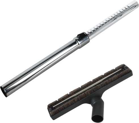 LNATPPE 1-1/4" Vacuum Extension Tube with Hardwood Floor Brush,Fits Eureka, Royal Etc Vacuum