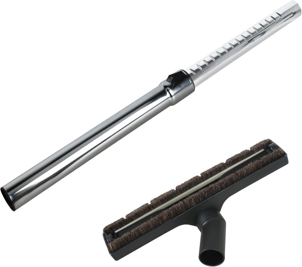 LNATPPE 1-1/4" Vacuum Extension Tube with Hardwood Floor Brush,Fits Eureka, Royal Etc Vacuum