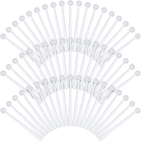 Chengu 200 Pieces Mini Measuring Spoons, 1/32 Teaspoon Micro Scoops, Mini Spice Scoop for Sugar, Herbs, Cosmetics,