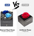 SHOKUTO Preserved Rose - Birthday Gifts for Women, Mom, Girlfriend, Jewelry Boxes with Necklace for Grandma, Wife,