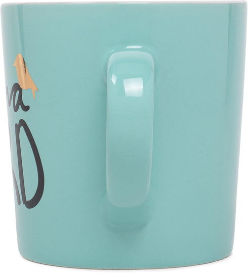 Mamma Bird Teal Coffee Mug